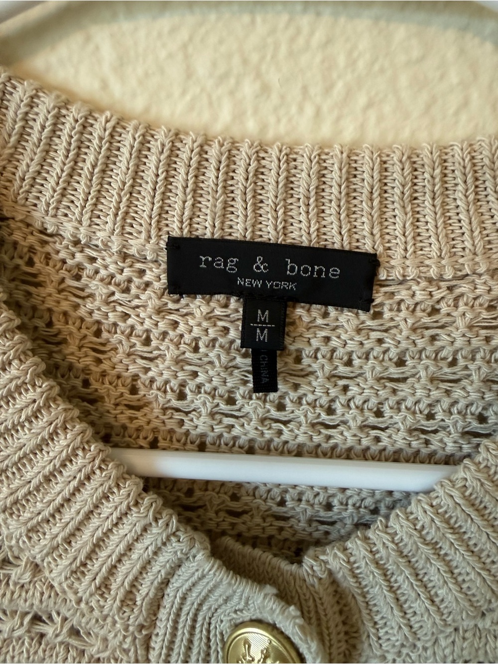rag & bone Marlee Pointelle Knit Sweater Vest - Picture 4 of 5